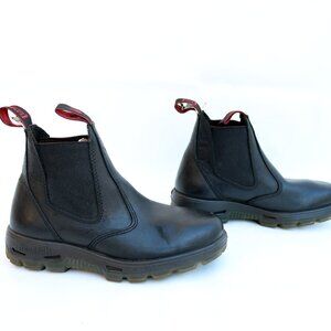 RedBack Women black Steel Toe Boots Size 5.5